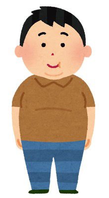 太っている　男性