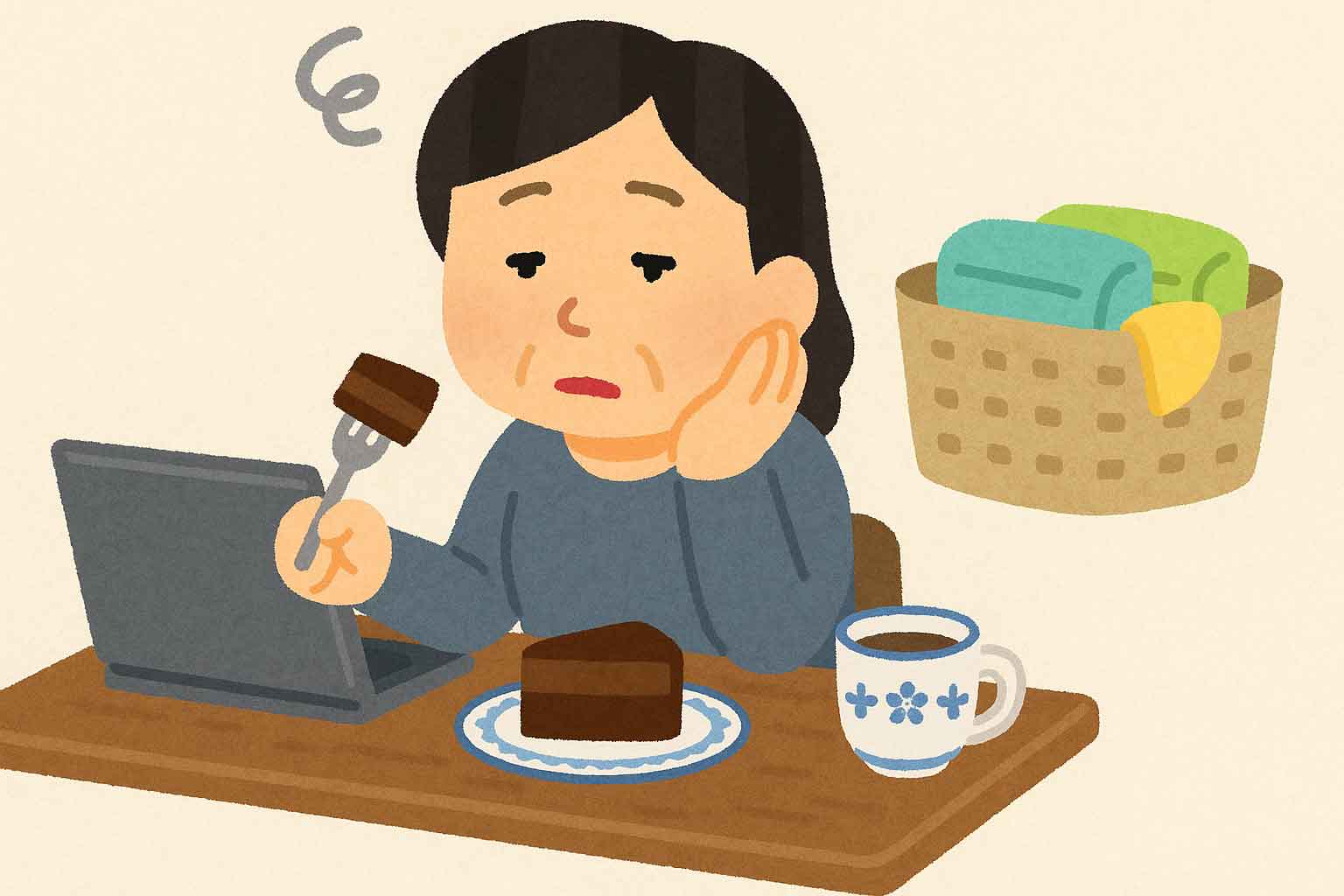甘いものを食べてしまう