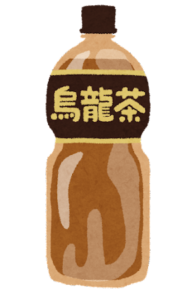 烏龍茶のイラスト