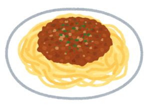 スパゲッティのイラスト