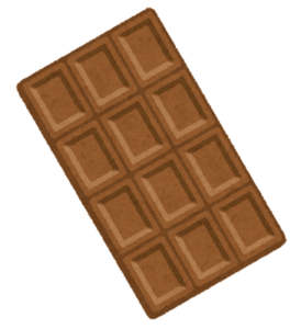 ミルクチョコレートのイラスト