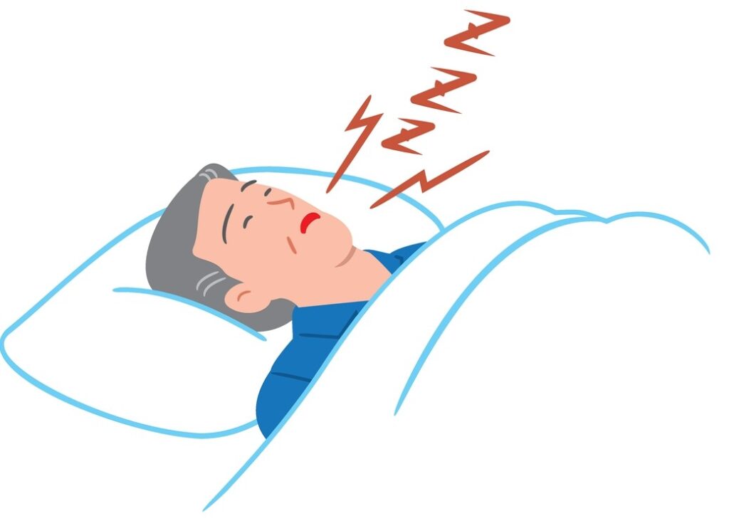 いびきをする人