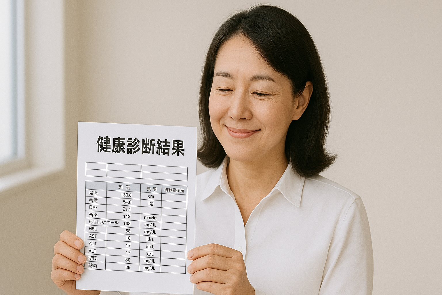 健康診断　安心　女性　2