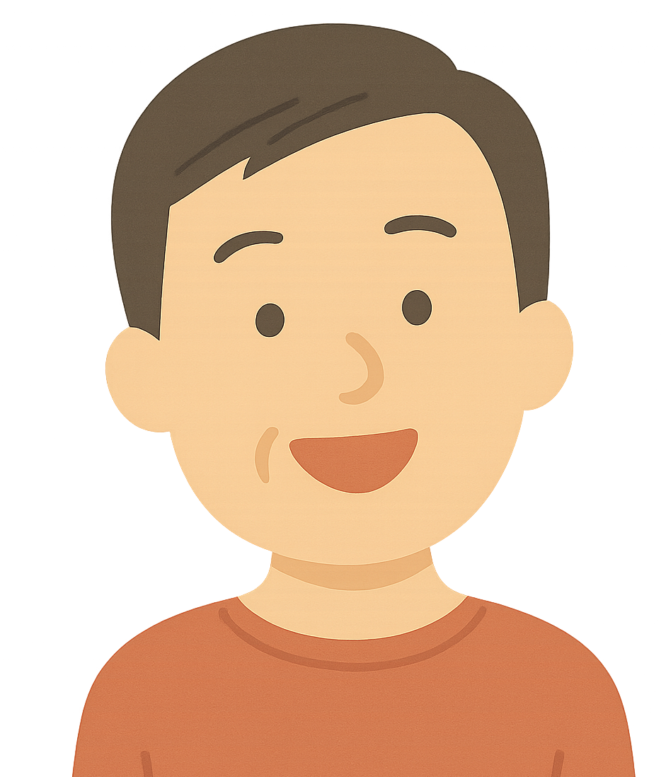 笑顔　中年男性 - コピー