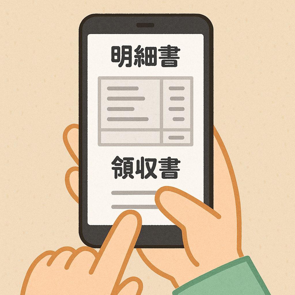 領収書　明細書　クロンスマートパス