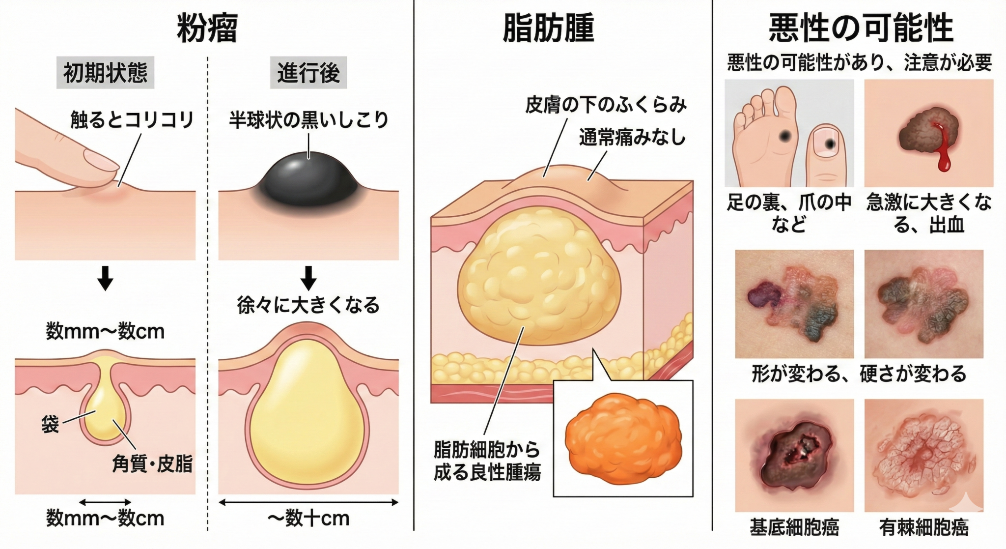 皮膚の「しこり」や「できもの」は日帰り手術で切除可能|粉瘤・脂肪腫・ホクロ【千葉・茂原市から通院可】 | 千葉県長生郡長生村のあまが台 ...