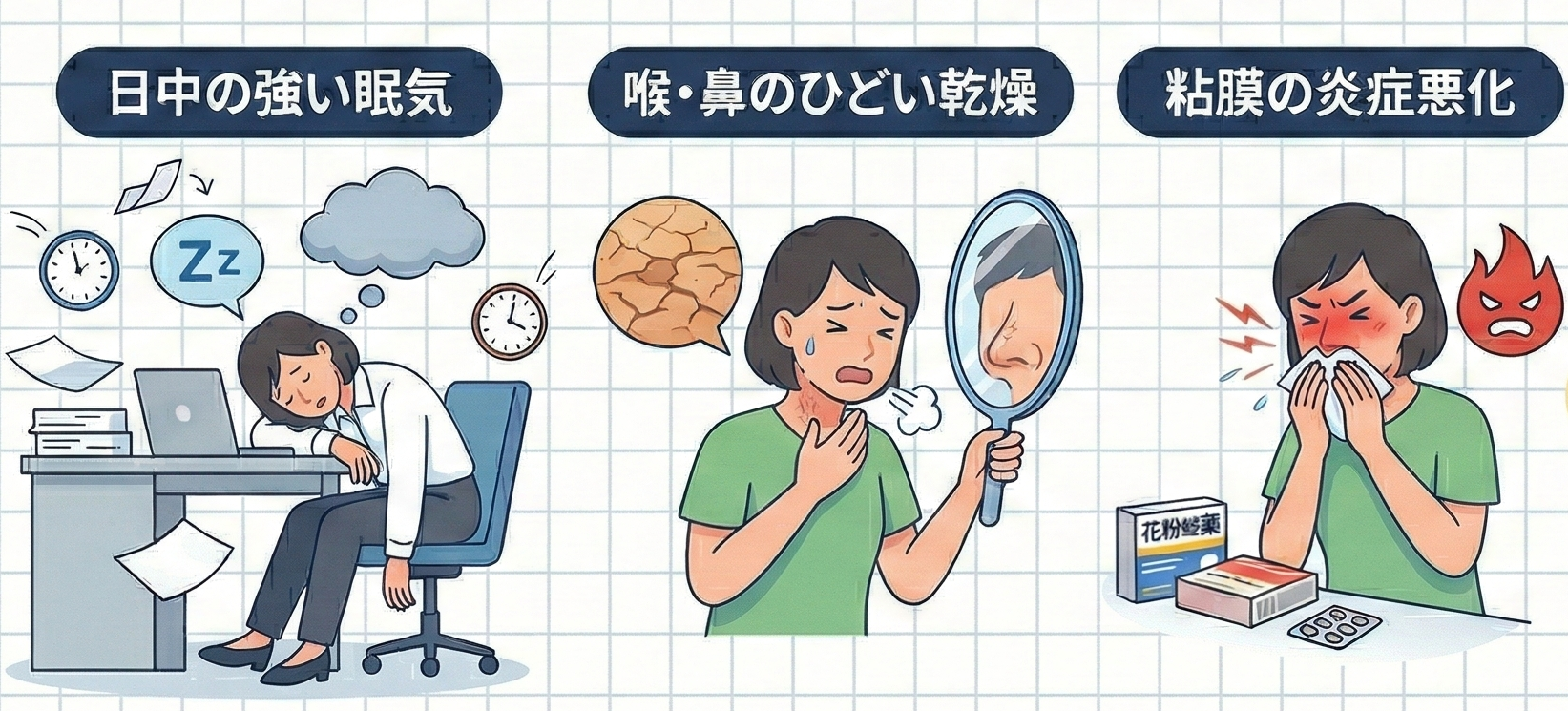 花粉症の市販薬の危険性